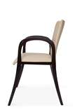 MV2 B sed./sch. tappezzati - Sedia in legno